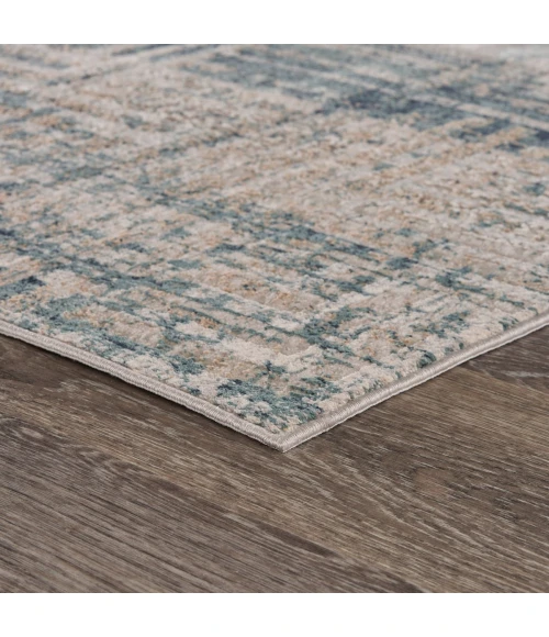 LR Home Imagine Cream/Blue/Ivory 81517 7 ft. 9 in. X 10 ft. 9 in. Rect. Rug