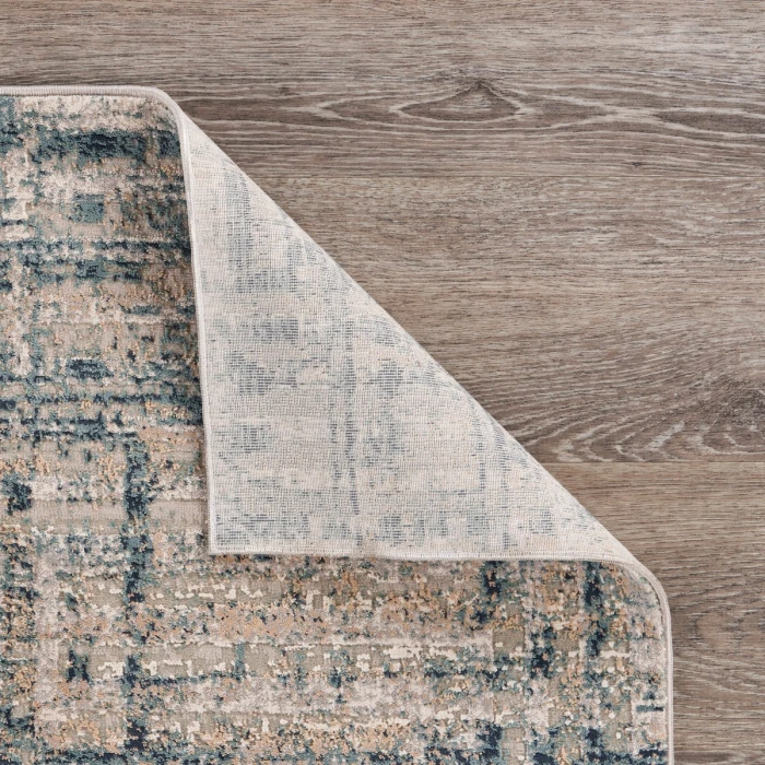 LR Home Imagine Cream/Blue/Ivory 81517 9 ft. 6 in. X 13 ft. Rect. Rug
