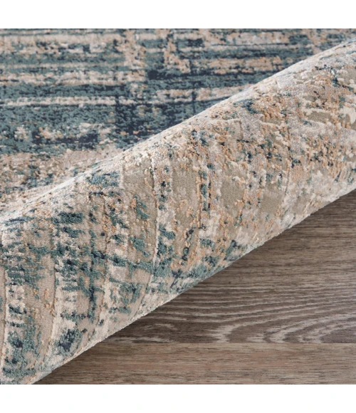 LR Home Imagine Cream/Blue/Ivory 81517 7 ft. 9 in. X 10 ft. 9 in. Rect. Rug