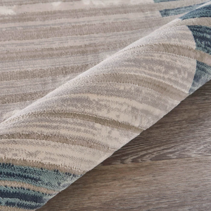 LR Home IMAGINE 81518 Coconut/ Harbor Mist 2'-2" X 7'-7 Rect. Rug