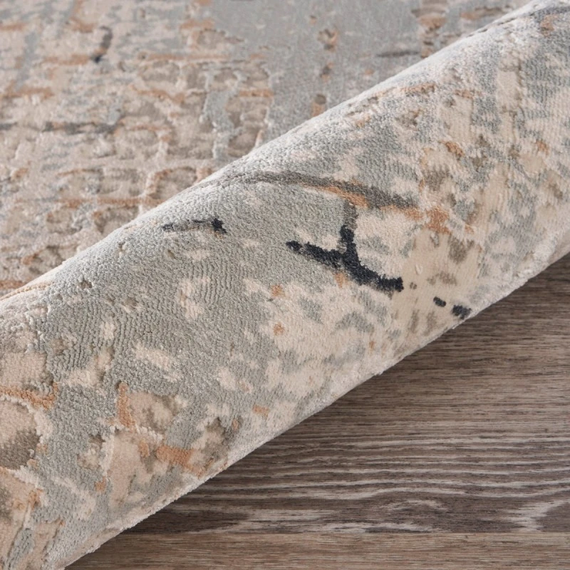 Rugs Town Gray/Cream/Taupe 81519 7 ft. 9 in. X 10 ft. 9 in. Rect. Rug