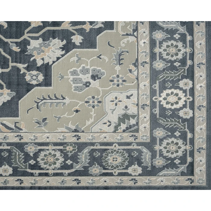 LR Home IMAGINE 81523 Navy 5'3" X 7'6 Rect. Rug