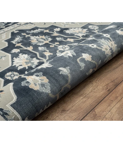 LR Home IMAGINE 81523 Navy 1'10" X 3'0 Rect. Rug