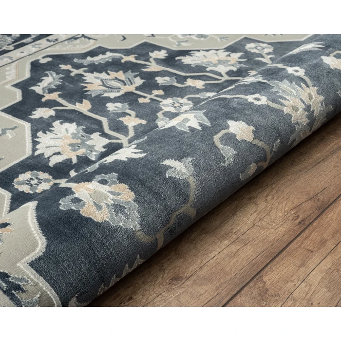 LR Home IMAGINE 81523 Navy 5'3" X 7'6 Rect. Rug