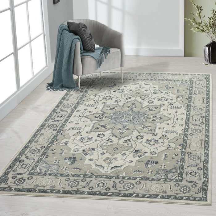 LR Home Imagine Ivory IMAGI 5ft.3in. x 7ft.6in. Rectangle Rug