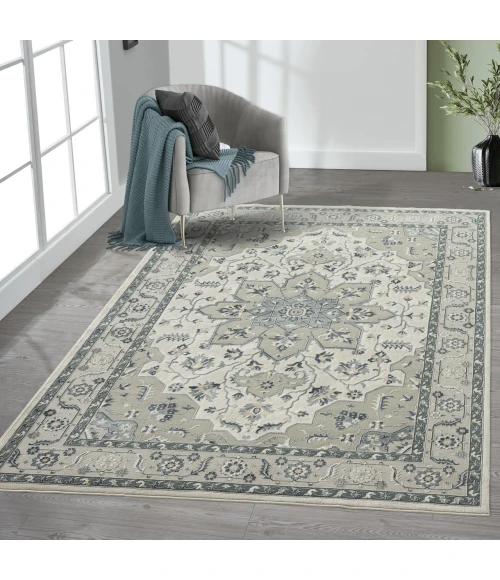 LR Home Imagine Ivory IMAGI 5ft.3in. x 7ft.6in. Rectangle Rug