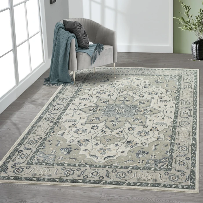 LR Home Imagine Ivory IMAGI 5ft.3in. x 7ft.6in. Rectangle Rug