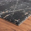 Rugs Town 81852 Black/ Gray 5' X 7'6 Rect. Rug