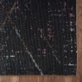Rugs Town 81852 Black/ Gray 5' X 7'6 Rect. Rug