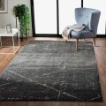 Rugs Town 81852 Black/ Gray 5' X 7'6 Rect. Rug
