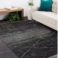 Rugs Town 81852 Black/ Gray 5' X 7'6 Rect. Rug