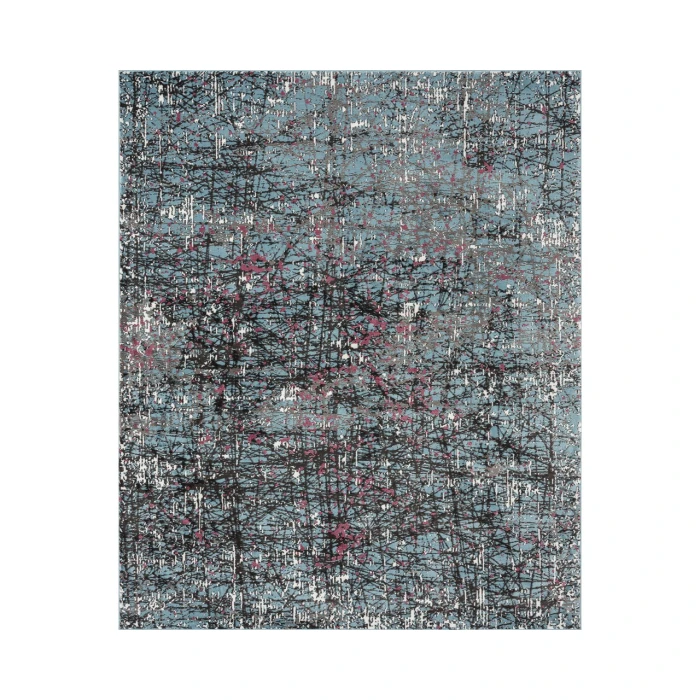 Rugs Town 81854 Blue/ Beige 7'-6" X 9'-6 Rect. Rug