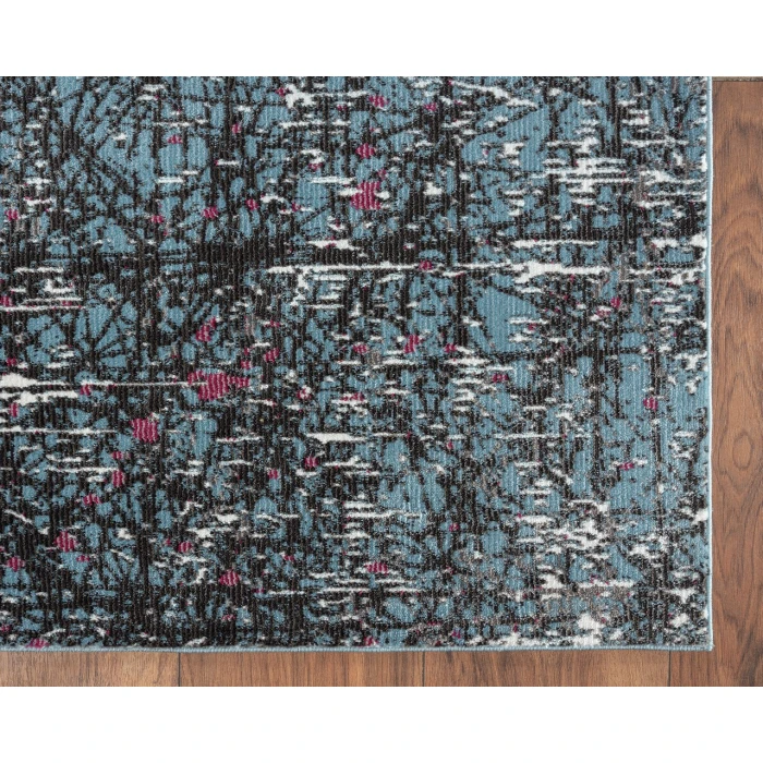 Rugs Town 81854 Blue/ Beige 7'-6" X 9'-6 Rect. Rug