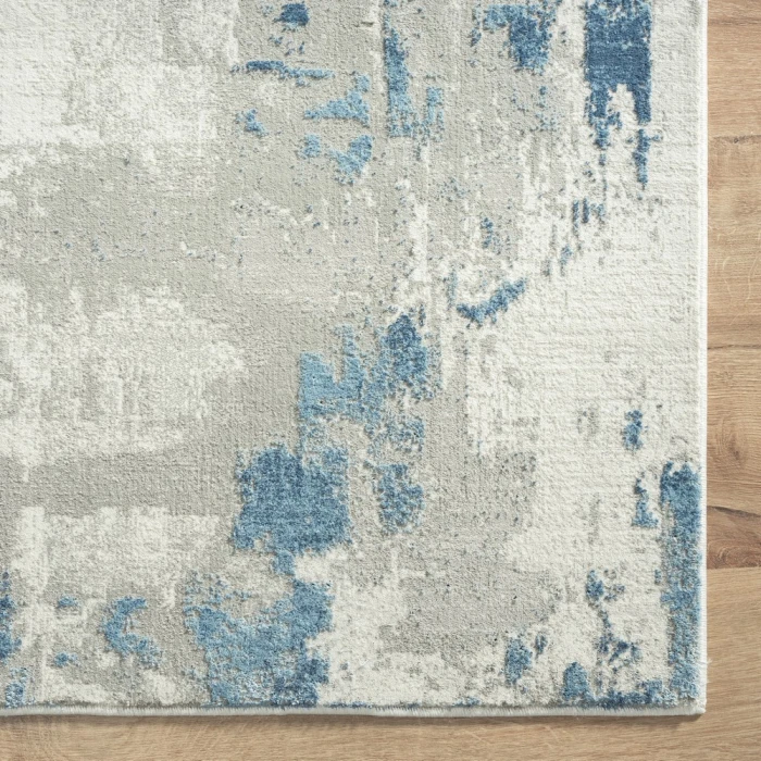 Rugs Town 81779 Gray/ Blue 7'10" X 9'10 Rect. Rug