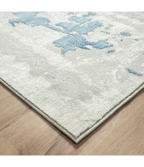 LR Home Isabella 81779 Gray/ Blue 7'10" X 9'10 Rect. Rug