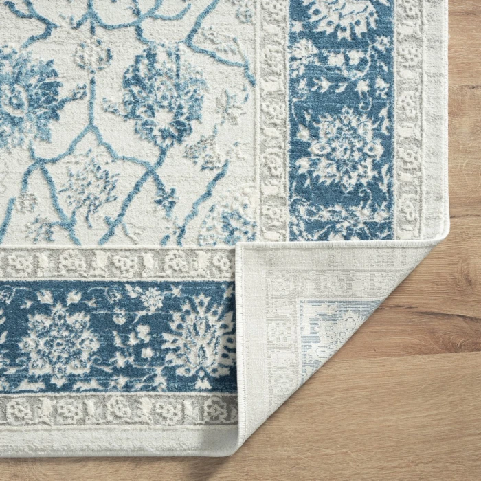 Rugs Town Blue Isabella 9ft. x 12ft. Rect. Rug