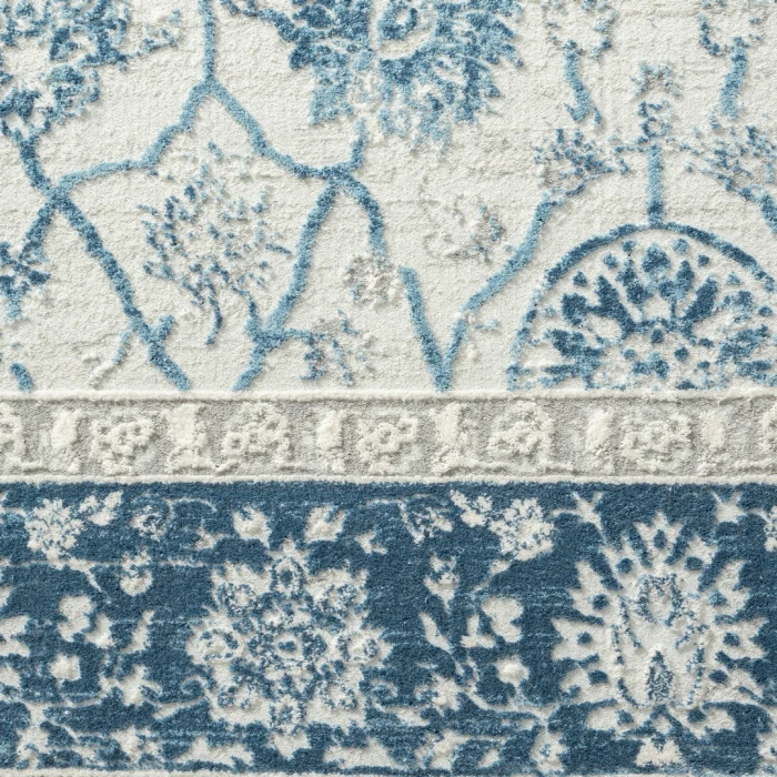 Rugs Town Blue Isabella 9ft. x 12ft. Rect. Rug