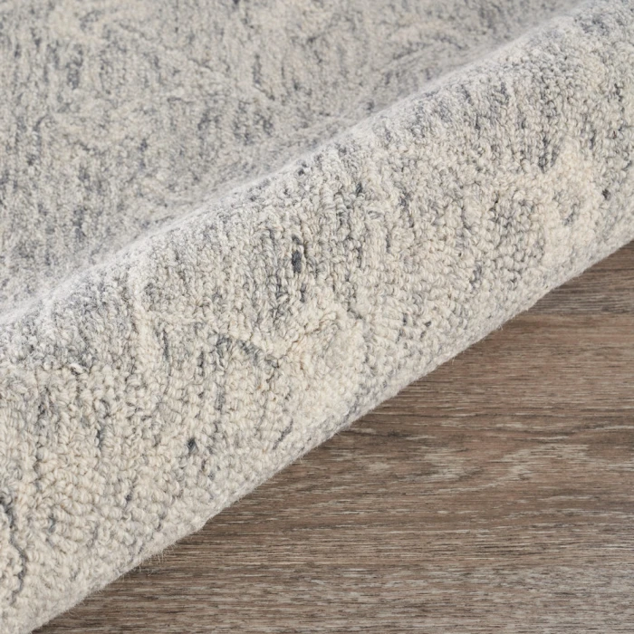 Rugs Town 81571 Silver Gray 7'9" Round Rug