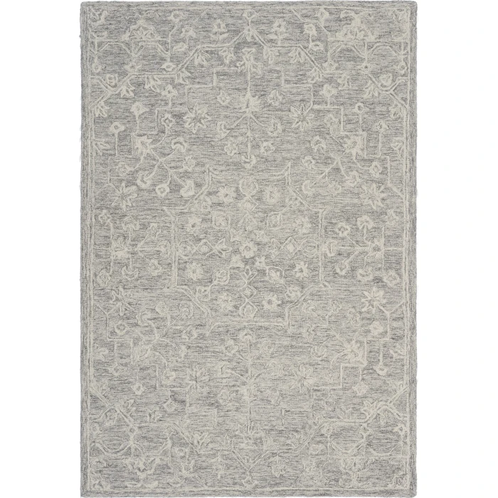 Rugs Town Silver JUNIP 5ft. x 7ft.6in. Rectangle Rug