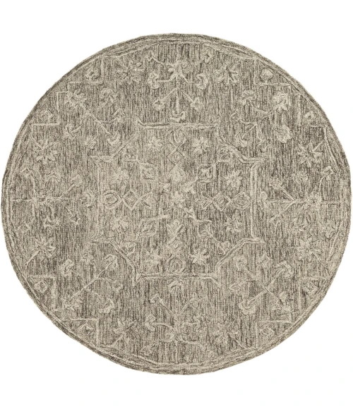 LR Home Juniper Brown JUNIP 5ft. x 5ft. Round Rug