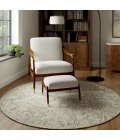 LR Home Juniper Brown JUNIP 5ft. x 5ft. Round Rug