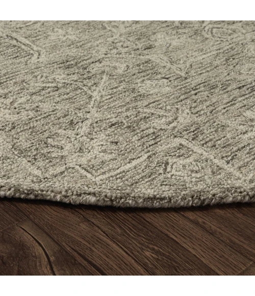 LR Home Juniper Brown JUNIP 5ft. x 5ft. Round Rug