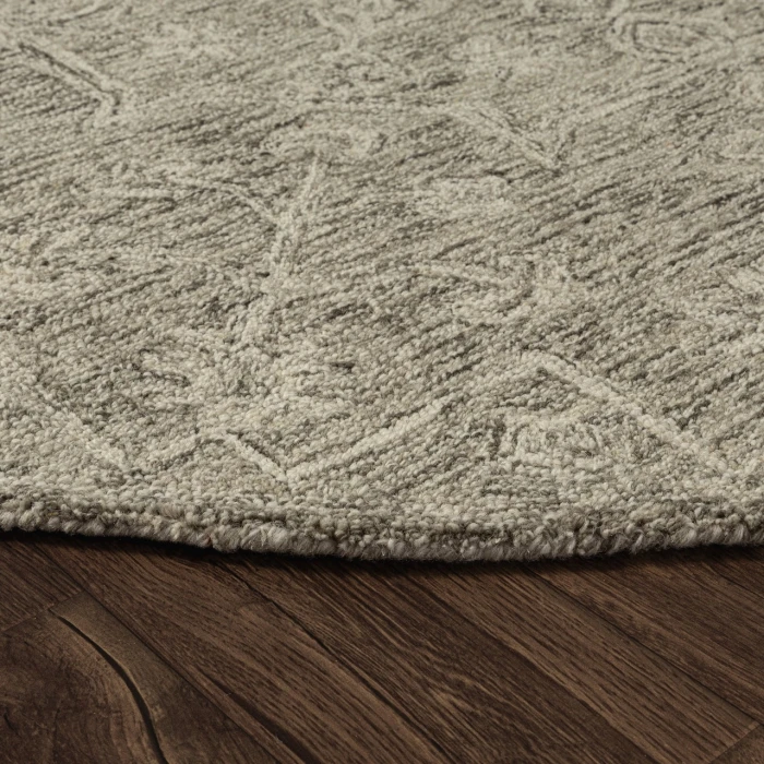 Rugs Town Brown JUNIP 5ft. x 5ft. Round Rug