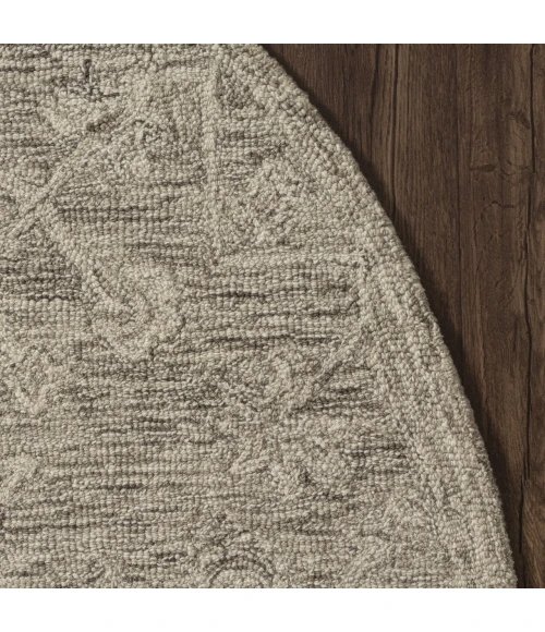 LR Home Juniper Brown JUNIP 5ft. x 5ft. Round Rug