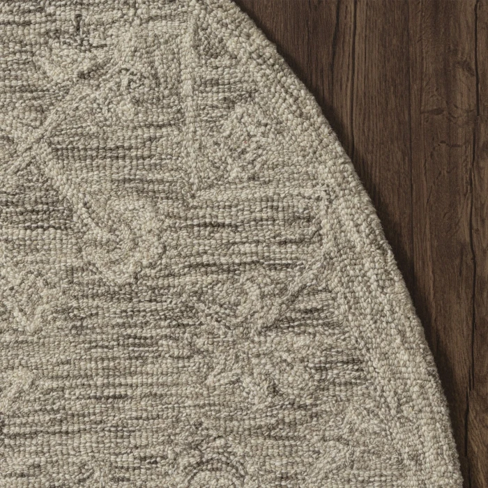 Rugs Town Brown JUNIP 5ft. x 5ft. Round Rug