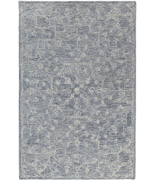 LR Home Juniper Blue JUNIP 5ft. x 7ft.6in. Rectangle Rug