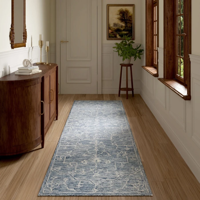 Rugs Town Blue JUNIP 2ft.6in. x 7ft.6in. Runner Rug