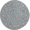LR Home Juniper Blue JUNIP 5ft. x 5ft. Round Rug