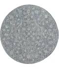 LR Home Juniper Blue JUNIP 5ft. x 5ft. Round Rug