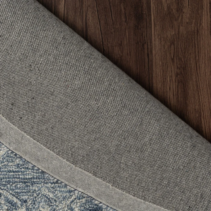 Rugs Town Blue JUNIP 5ft. x 5ft. Round Rug