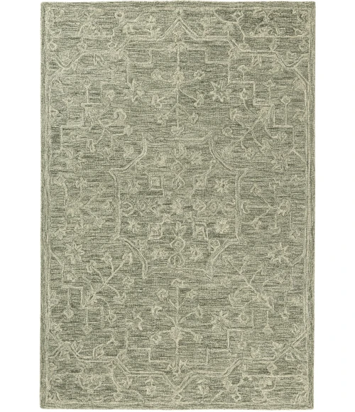 LR Home Juniper Green JUNIP 7ft.6in. x 9ft.6in. Rectangle Rug