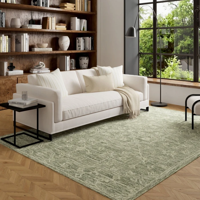Rugs Town Green JUNIP 5ft. x 7ft.6in. Rectangle Rug