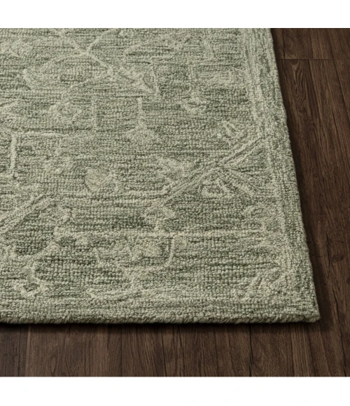 LR Home Juniper Green JUNIP 7ft.6in. x 9ft.6in. Rectangle Rug