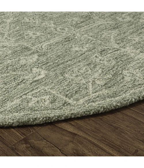 LR Home Juniper Green JUNIP 5ft. x 5ft. Round Rug