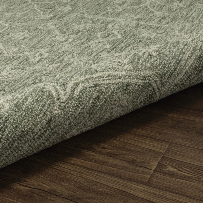 LR Home Juniper Green JUNIP 5ft. x 5ft. Round Rug