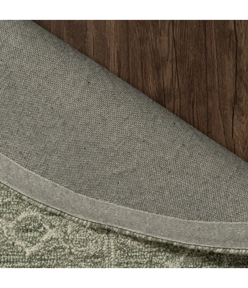 LR Home Juniper Green JUNIP 5ft. x 5ft. Round Rug