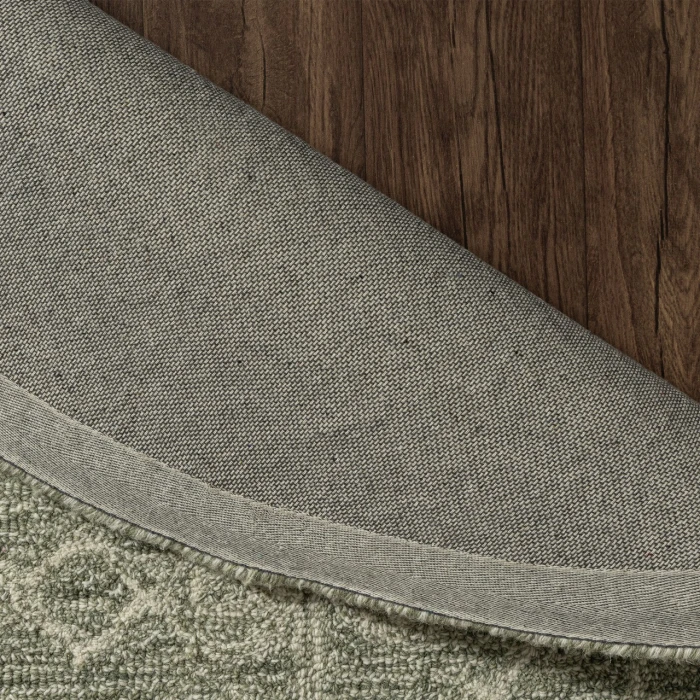 LR Home Juniper Green JUNIP 5ft. x 5ft. Round Rug
