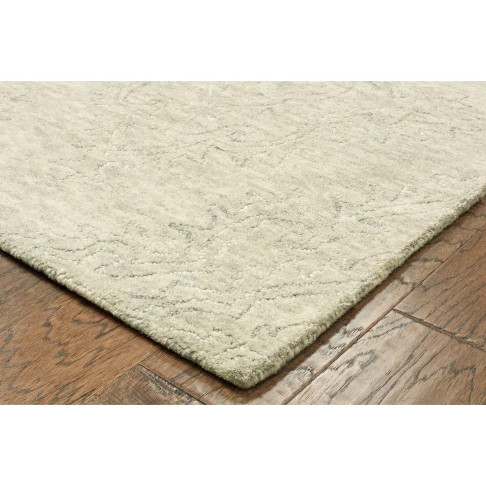 Rugs Town Gray KARMA 9ft. x 12ft. Rectangle Rug