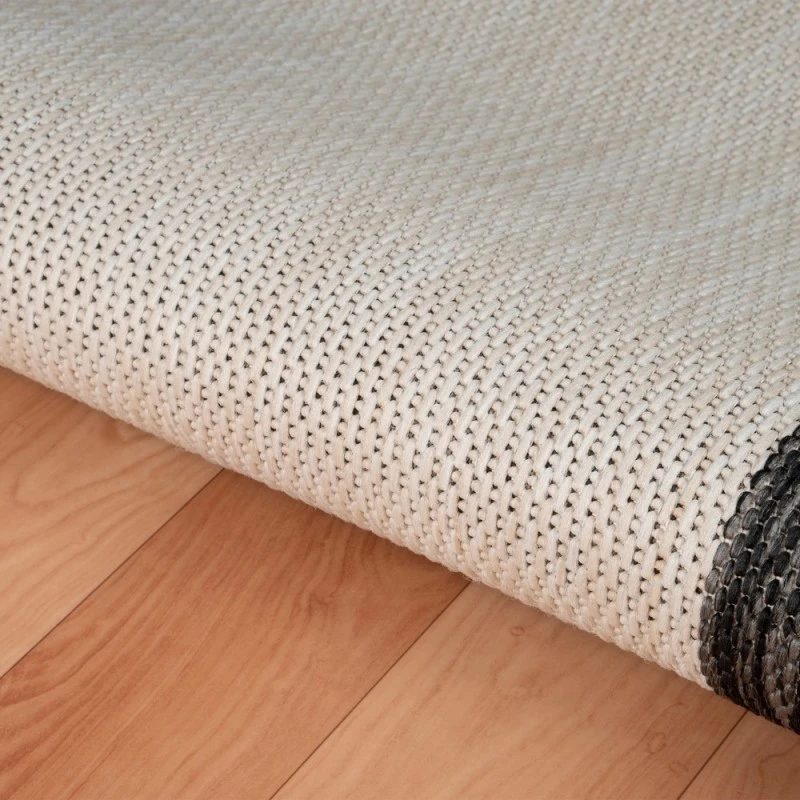 Rugs Town 81759 White/ Anthracite 3' X 5' Rect. Rug