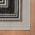 Rugs Town 81759 White/ Anthracite 3' X 5' Rect. Rug