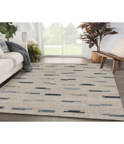 LR Home Kingston 82169 Natural/ Multi 5' X 7'9 Rect. Rug