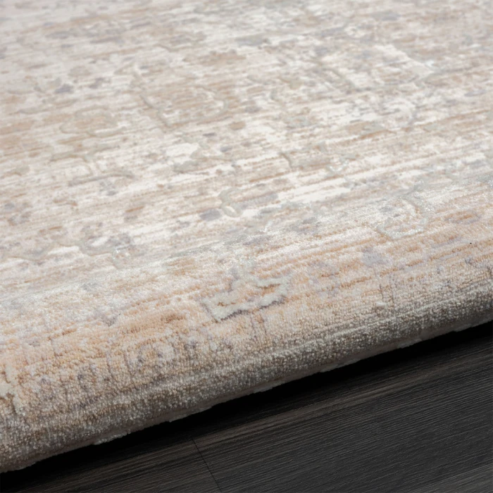 LR Home Lancaster 82299 Beige/ Gray 4' X 6' Rect. Rug