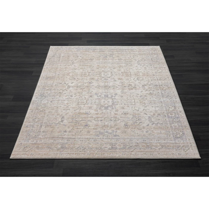 LR Home Lancaster 82299 Beige/ Gray 4' X 6' Rect. Rug