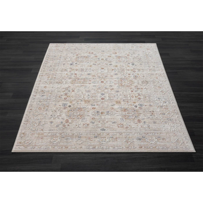 Rugs Town 82300 Multi/ Ivory 4' X 6' Rect. Rug