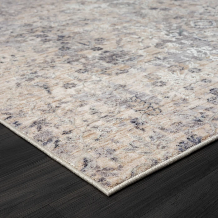Rugs Town 82302 Gray/ Blue 4' X 6' Rect. Rug