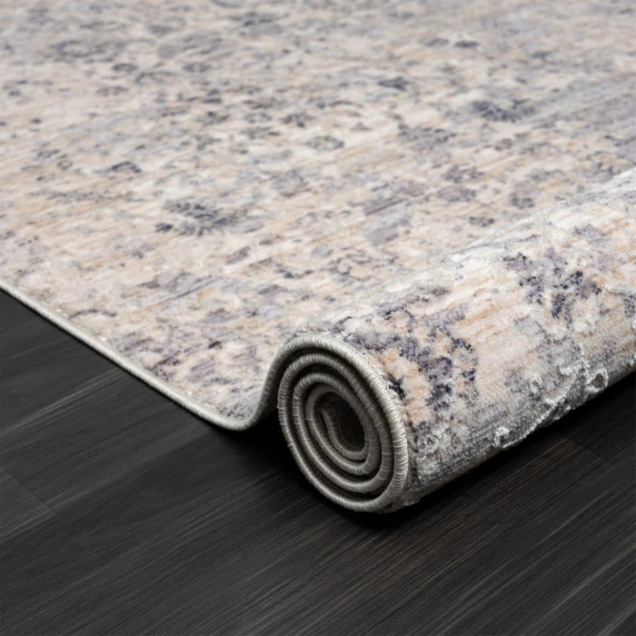 Rugs Town 82302 Gray/ Blue 4' X 6' Rect. Rug
